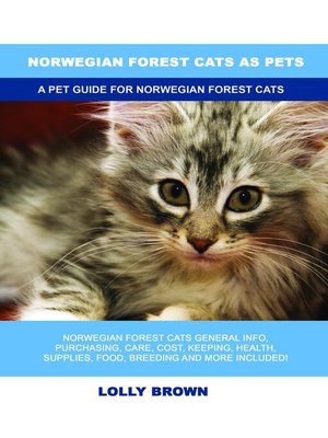 cover image of Norwegian Forest Cats as Pets